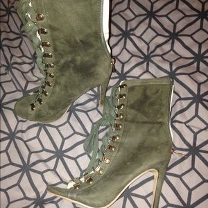 Olive Green Heels
